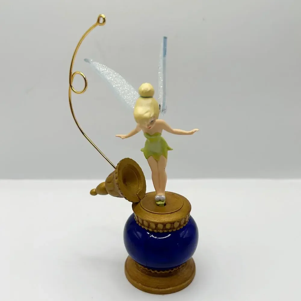 Hallmark Tinkerbell Walt Disney Peter Pan 2002 Wind-Up Christmas Ornament EUC